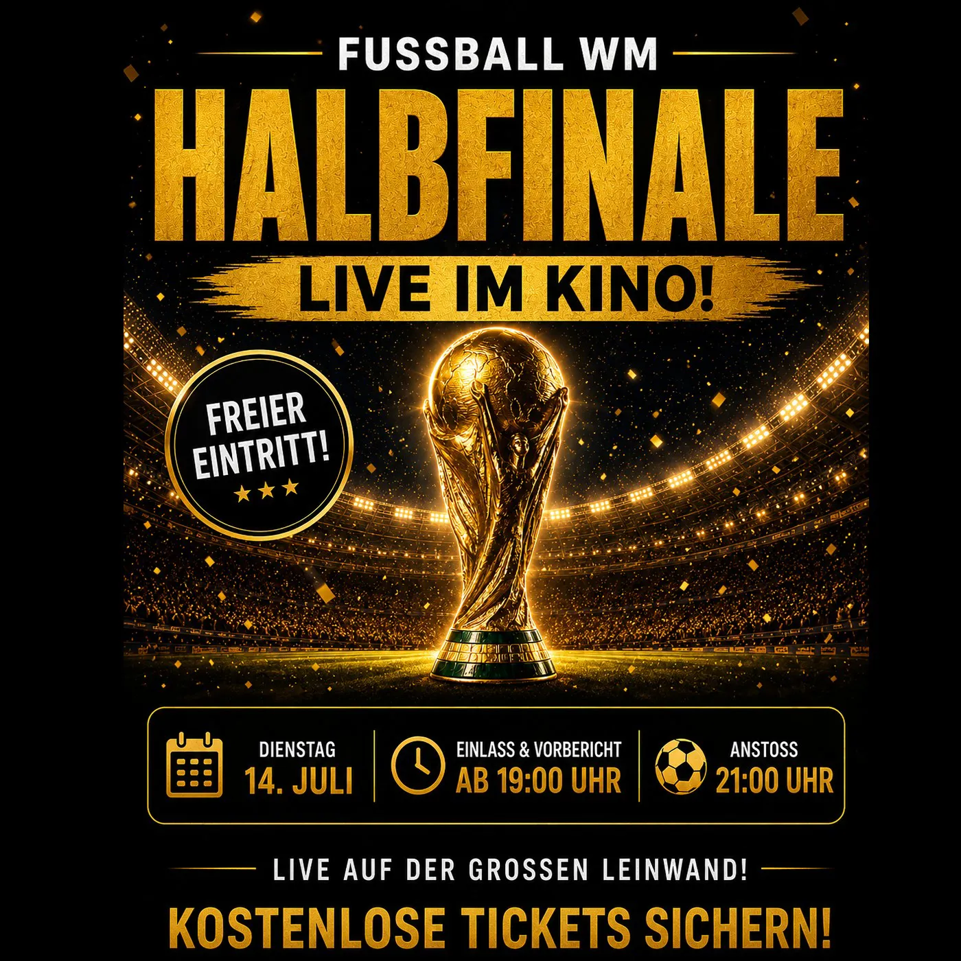 Fußball WM Live: Halbfinale 1